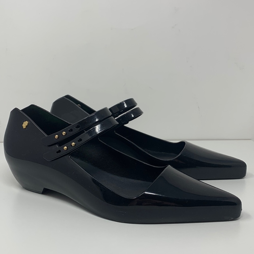 Karl Lagerfeld x Melissa black jelly shoes 8 US